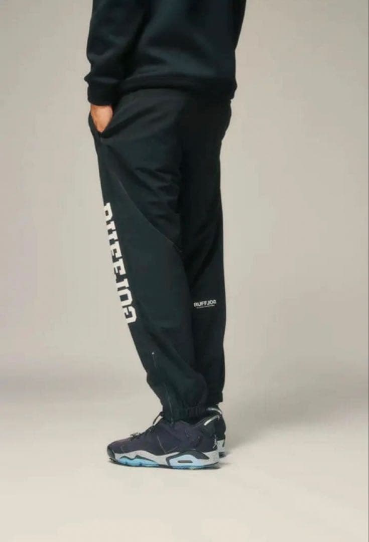 メンズウェア RUFFLOG EASY LONG PANTS BLACK