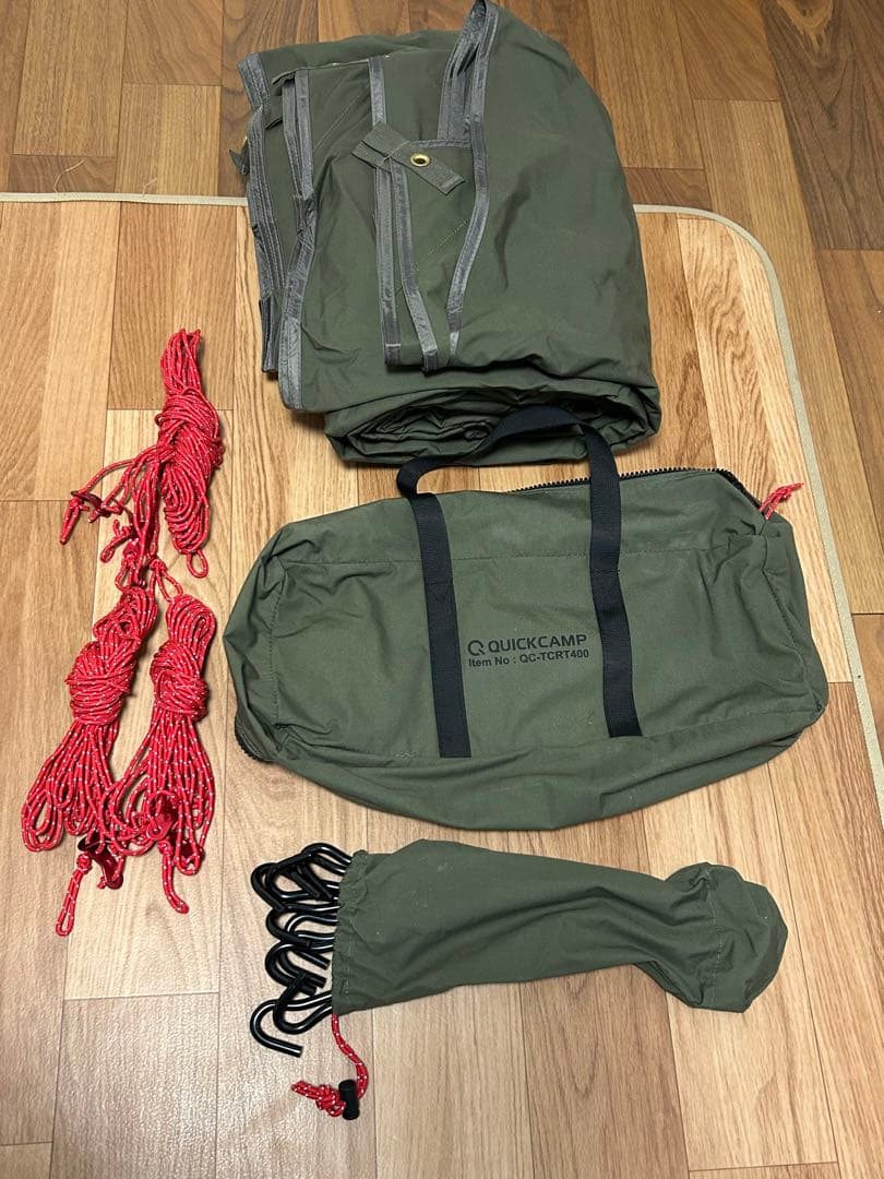 QUICKCAMP TCレクタタープ クイックキャンプ　タープのみの出品
