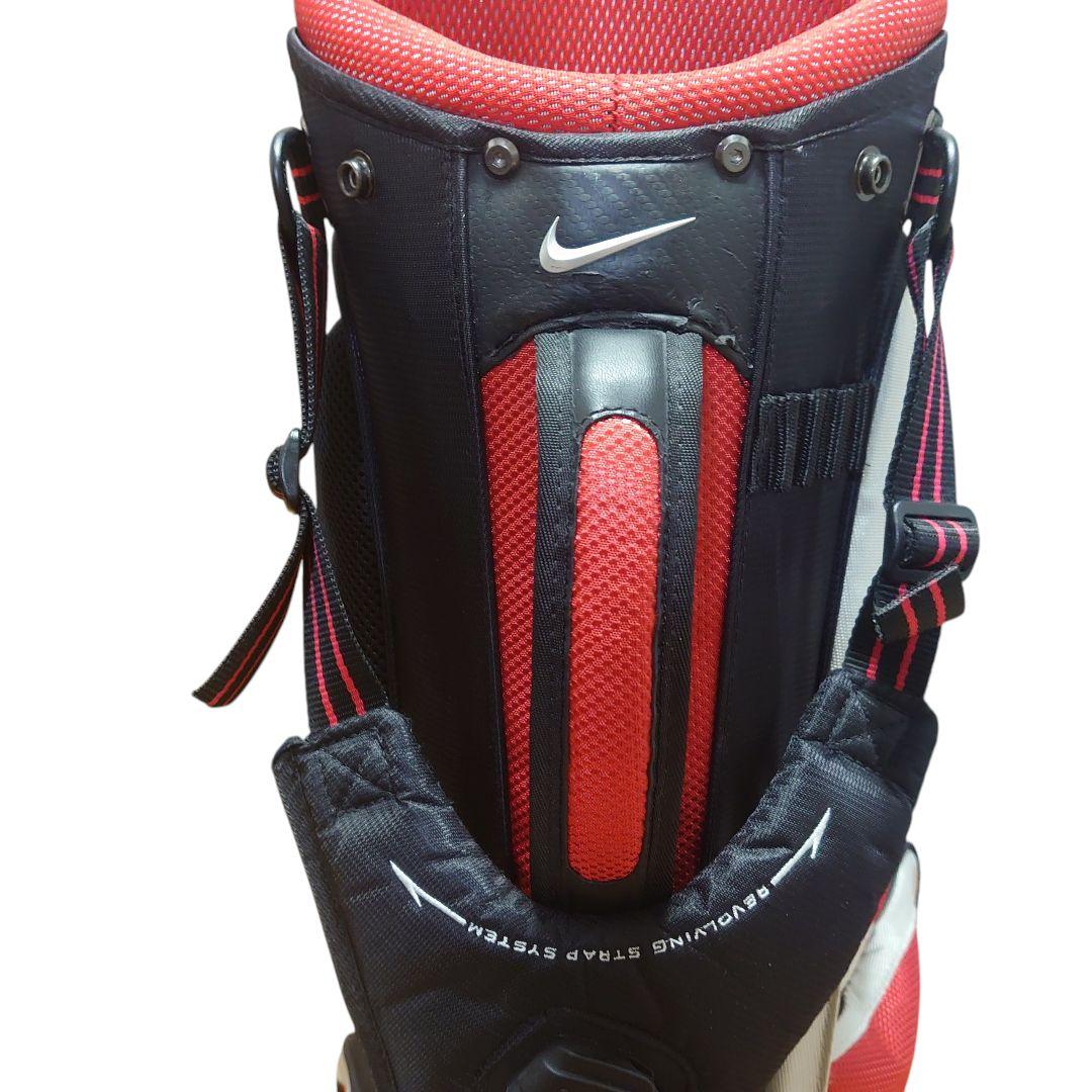 【美品/希少】NIKE ナイキ キャディバッグ スタンド式 フード付