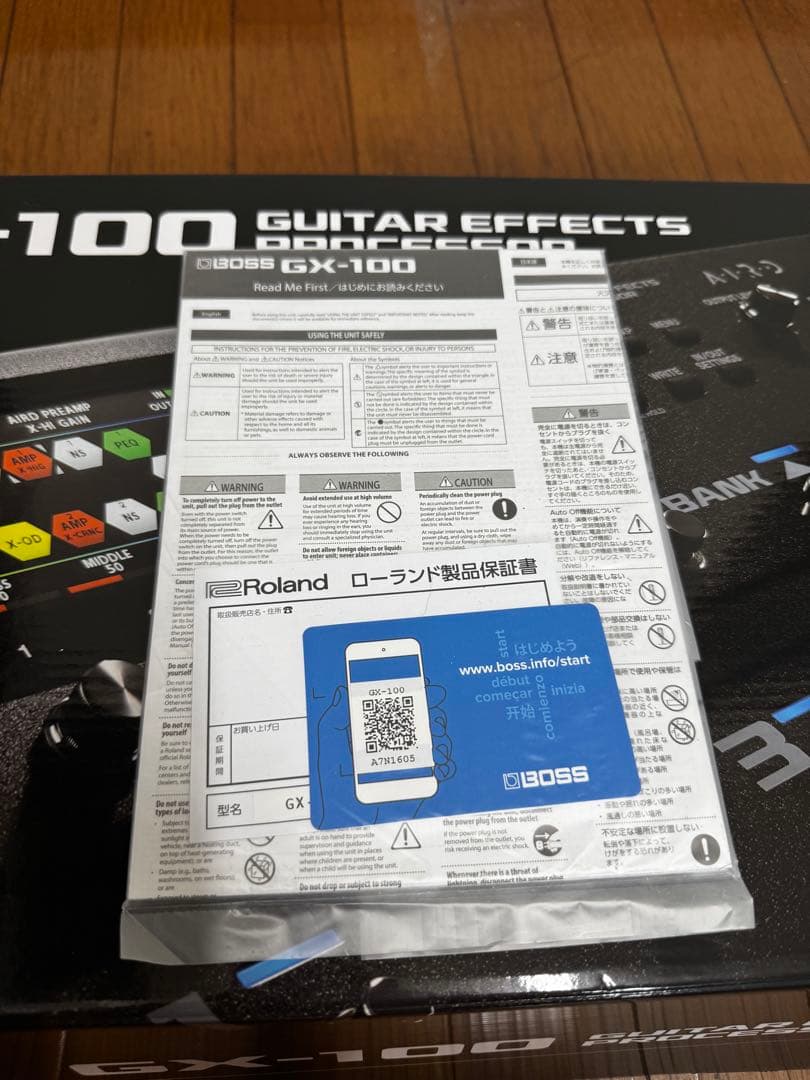 BOSS GX-100 マルチエフェクター　新品同様 美品