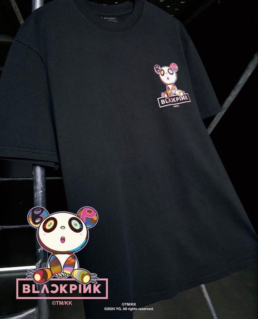BLACKPINK × 村上隆 コラボTシャツ Black Ｌサイズ 新品