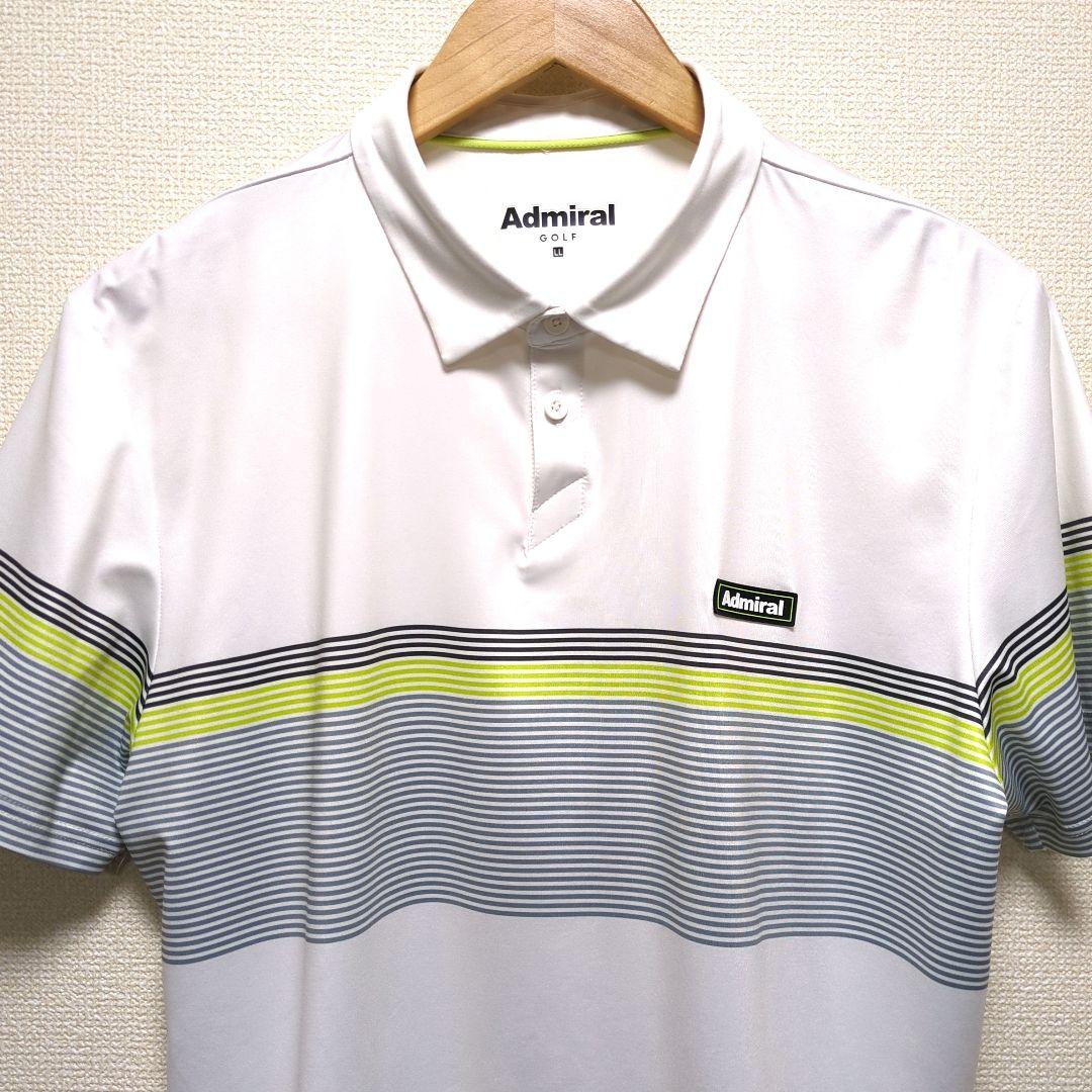 Admiral アドミラル ポロシャツ ゴルフウェア 白 XL