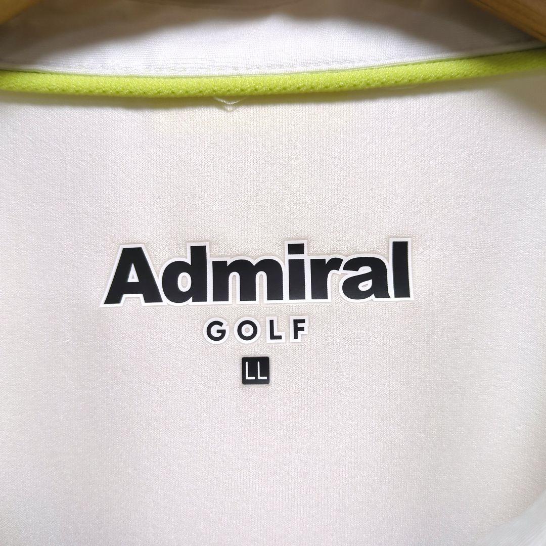 Admiral アドミラル ポロシャツ ゴルフウェア 白 XL