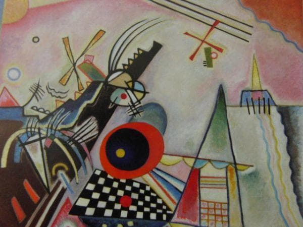 ワシリー・カンディンスキー【支え無し】 高級画集画、状態良好、新品高級額装付