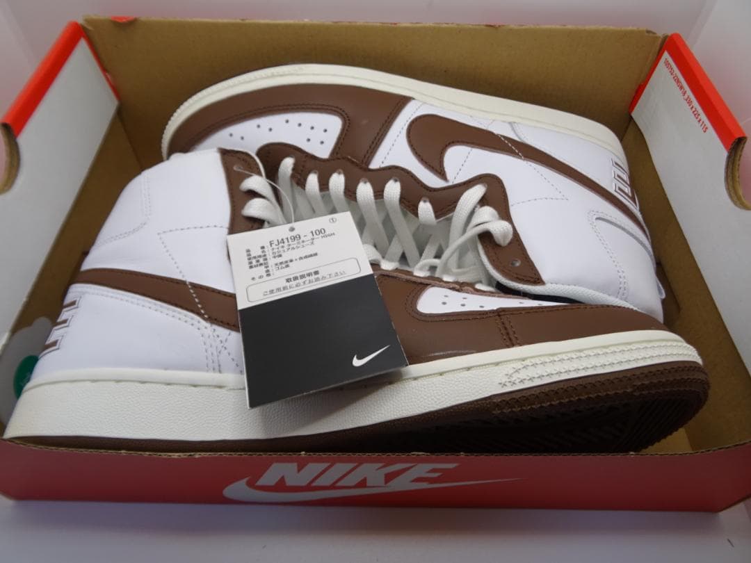 新品★NIKEナイキターミネーターHIGH白ホワイトカカオ26.5cm