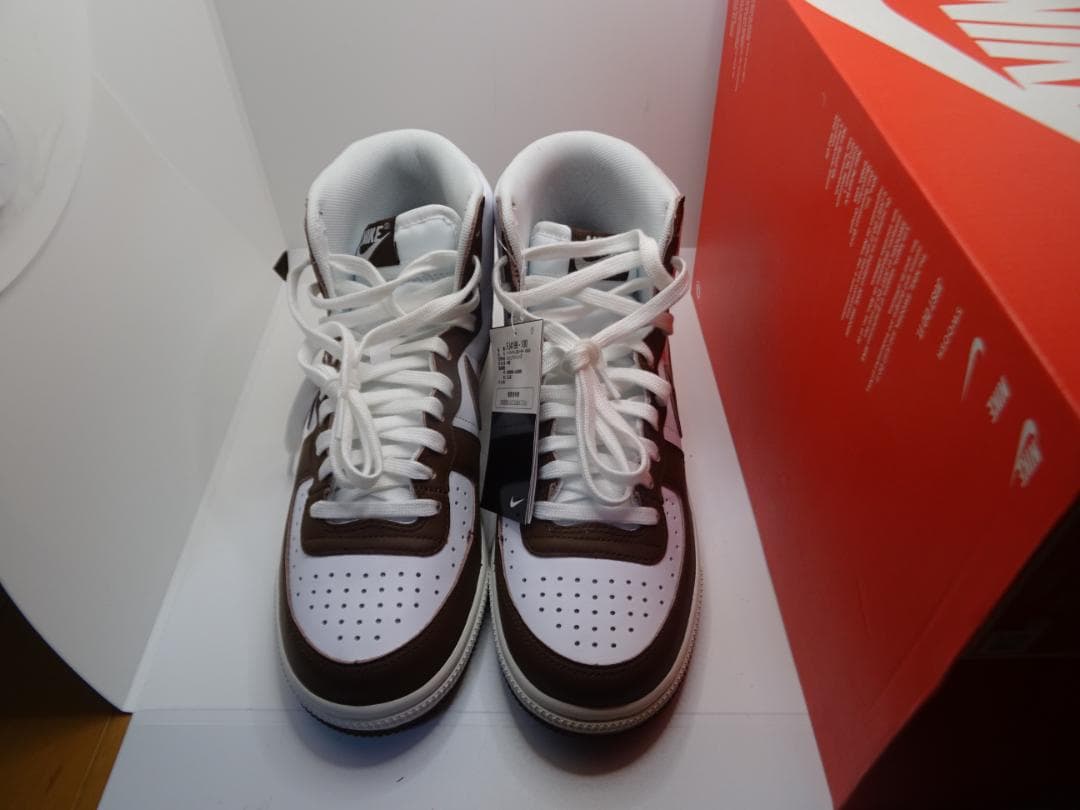 新品★NIKEナイキターミネーターHIGH白ホワイトカカオ26.5cm