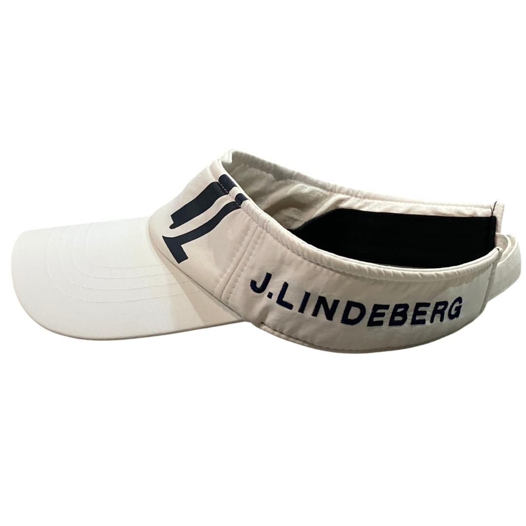 J.LINDEBERG ジェイリンドバーグ サンバイザー ホワイト ゴルフ