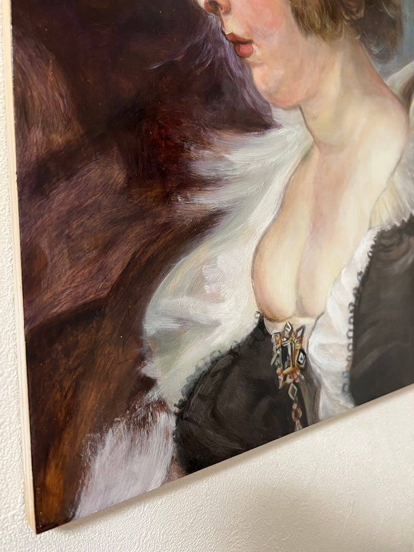 【F10号】【複製画】ルーベンス 複製画 模写 肖像画 油彩画 女性の肖像