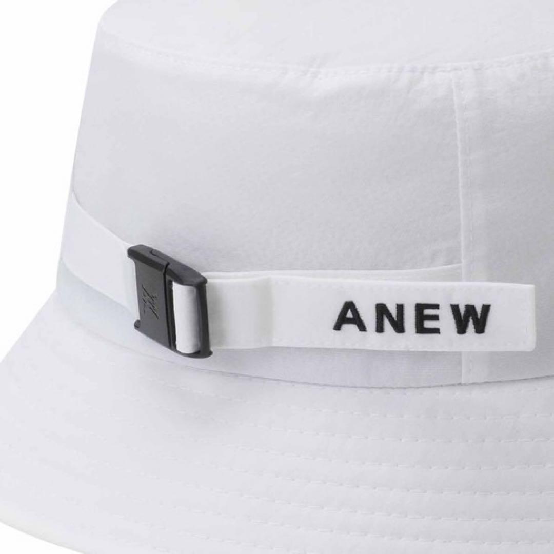 完売品⭐️新品タグ付き ❤️Mサイズ ANEW ロゴ　バケハ　ホワイト　UNISEX