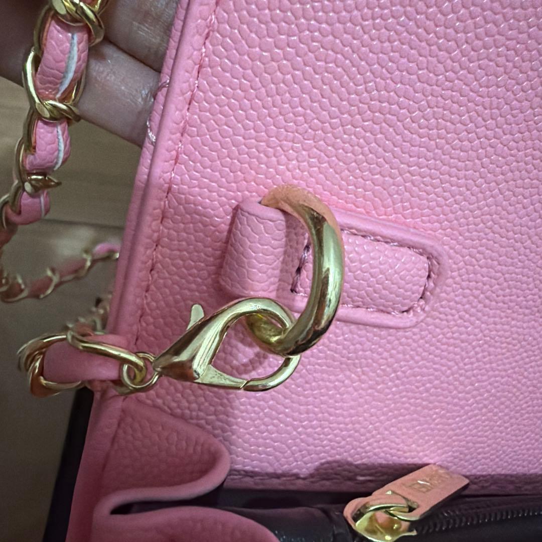 美品♡ノベルティーCHANEL ピンク レザー ショルダーバッグ