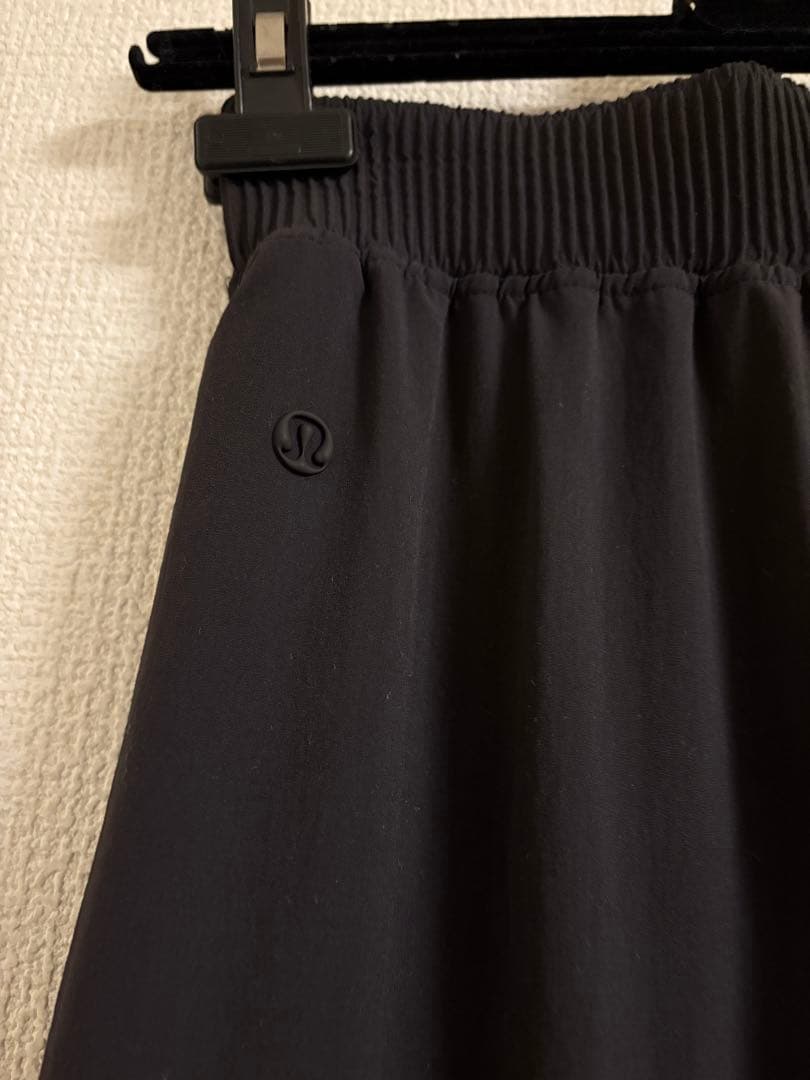 【美品】25SS購入Lululemon ルルレモン 黒 パンツ XXS