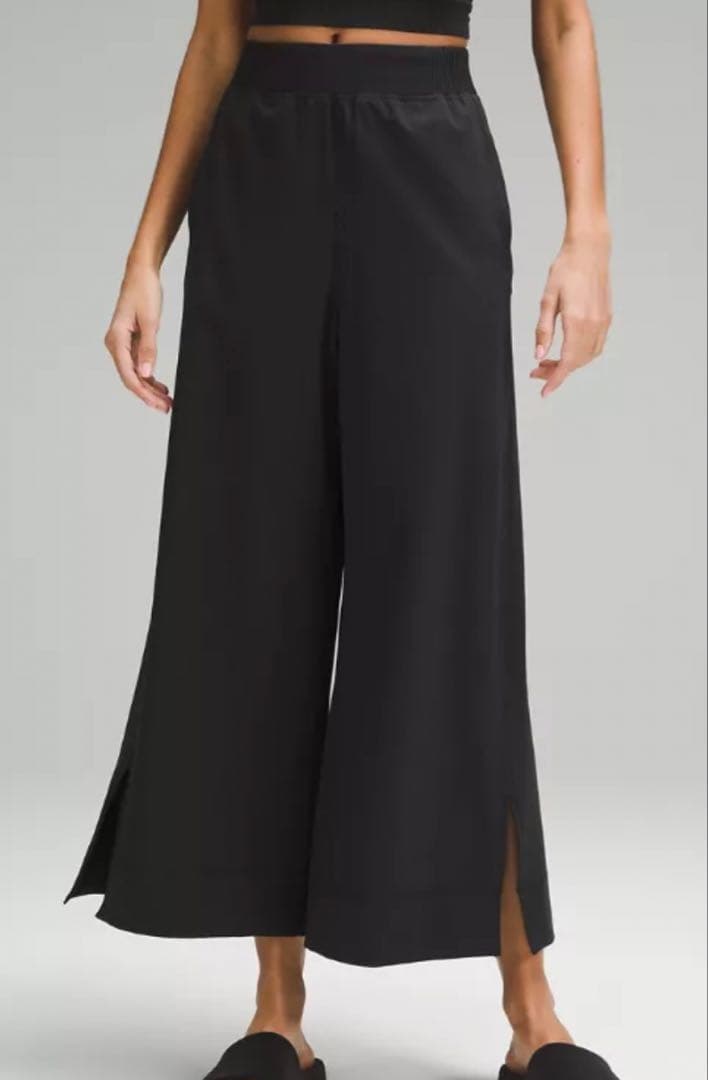 【美品】25SS購入Lululemon ルルレモン 黒 パンツ XXS