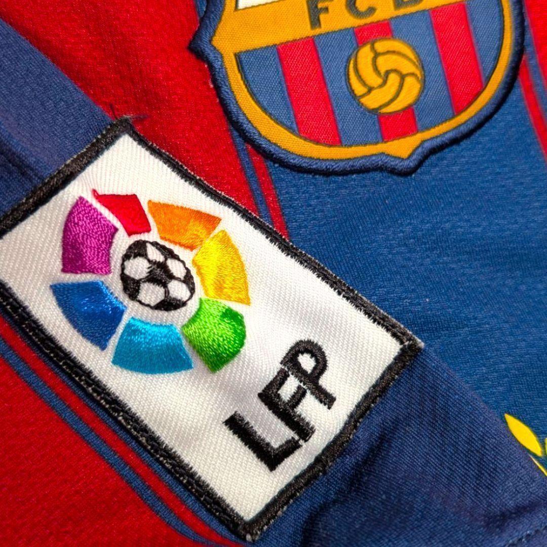 古着 サッカー ゲームシャツ バルセロナ イニエスタ ナイキ Lサイズ相当