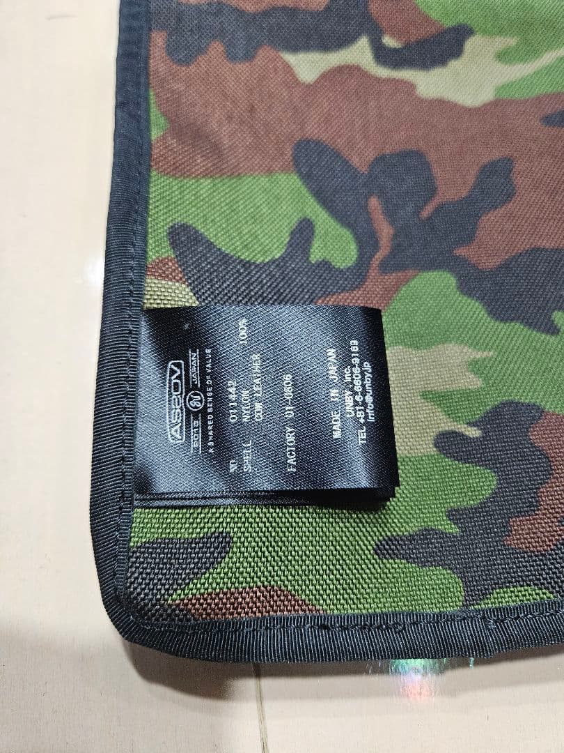 AS2OV　アッソブ　WALL POCKET S CORDURA