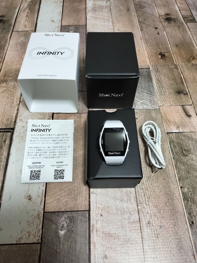 Shot Navi INFINITY GPSナビウオッチ ホワイト