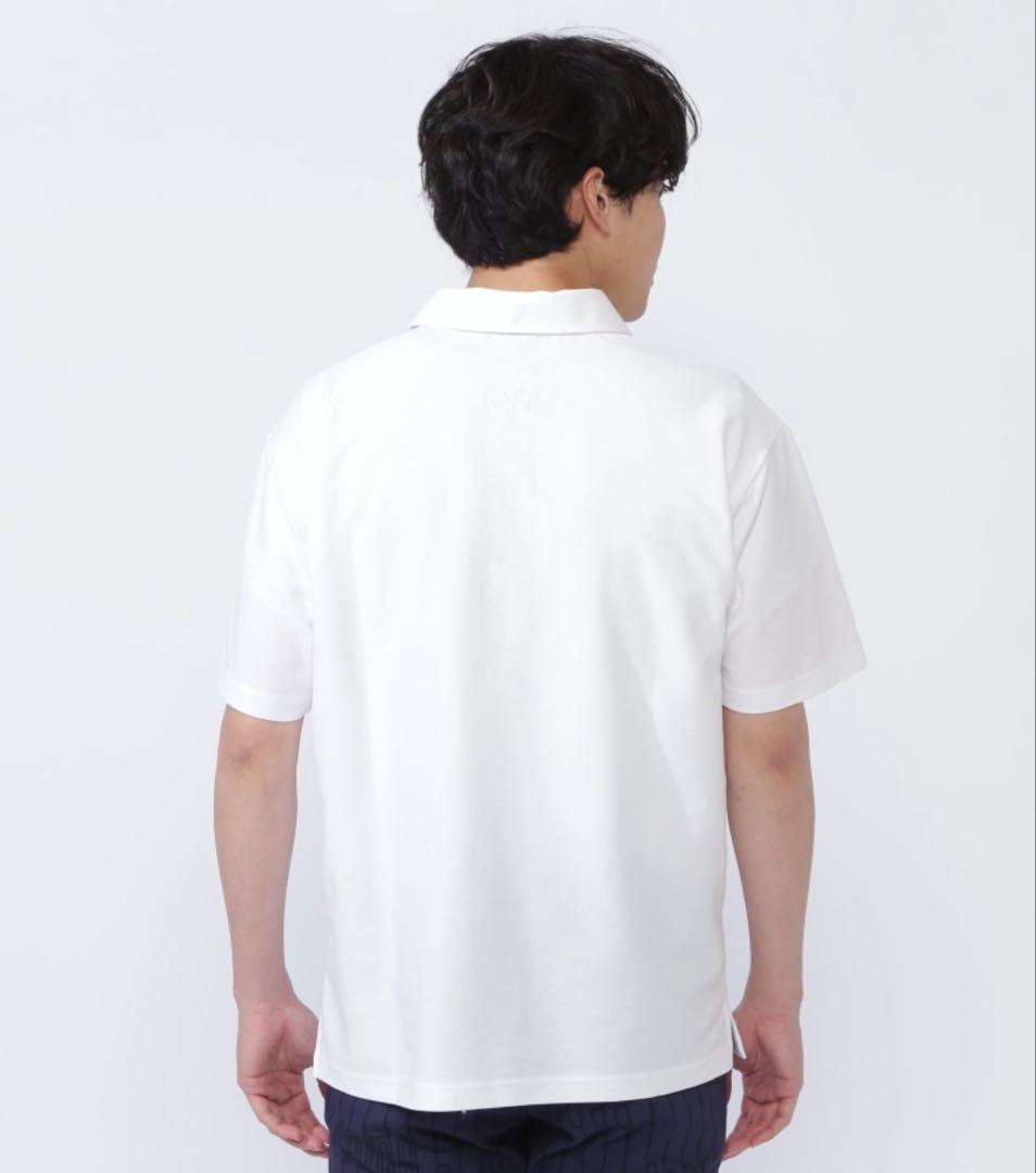 【新品未使用】PEARLY GATESパーリーゲイツポロシャツサイズ48ホワイト