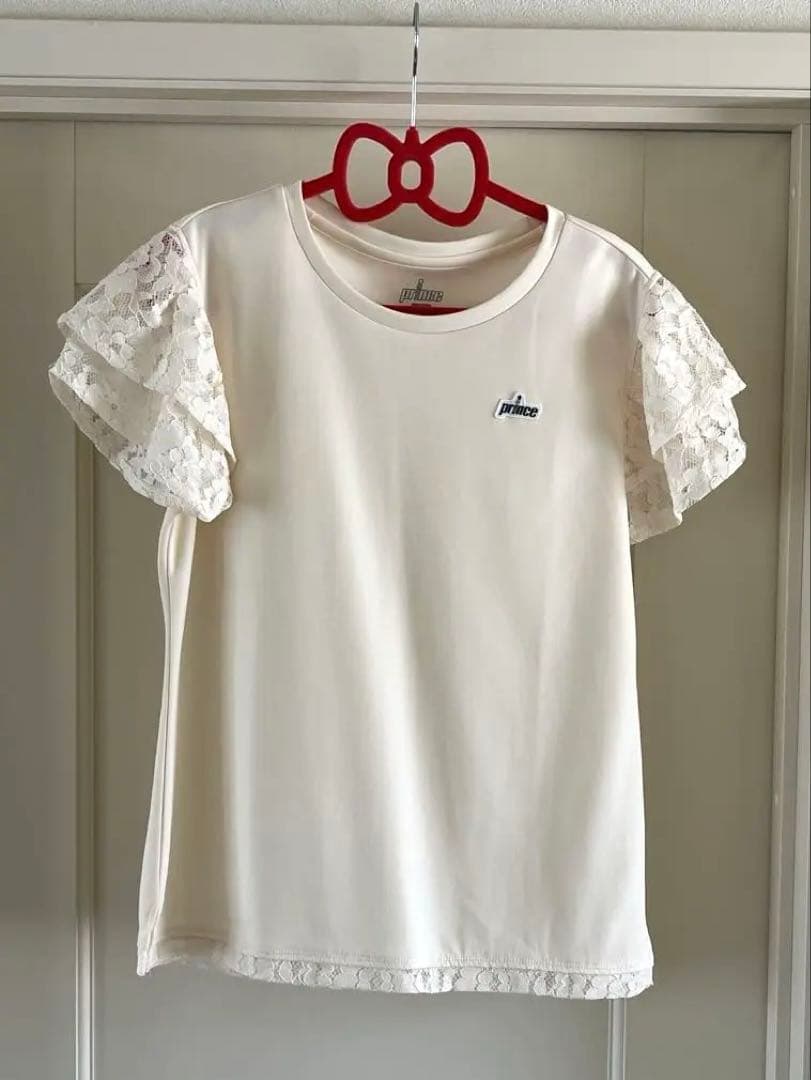 プリンス　Prince セットアップ　レース袖Tシャツ　レーススコート サイズL