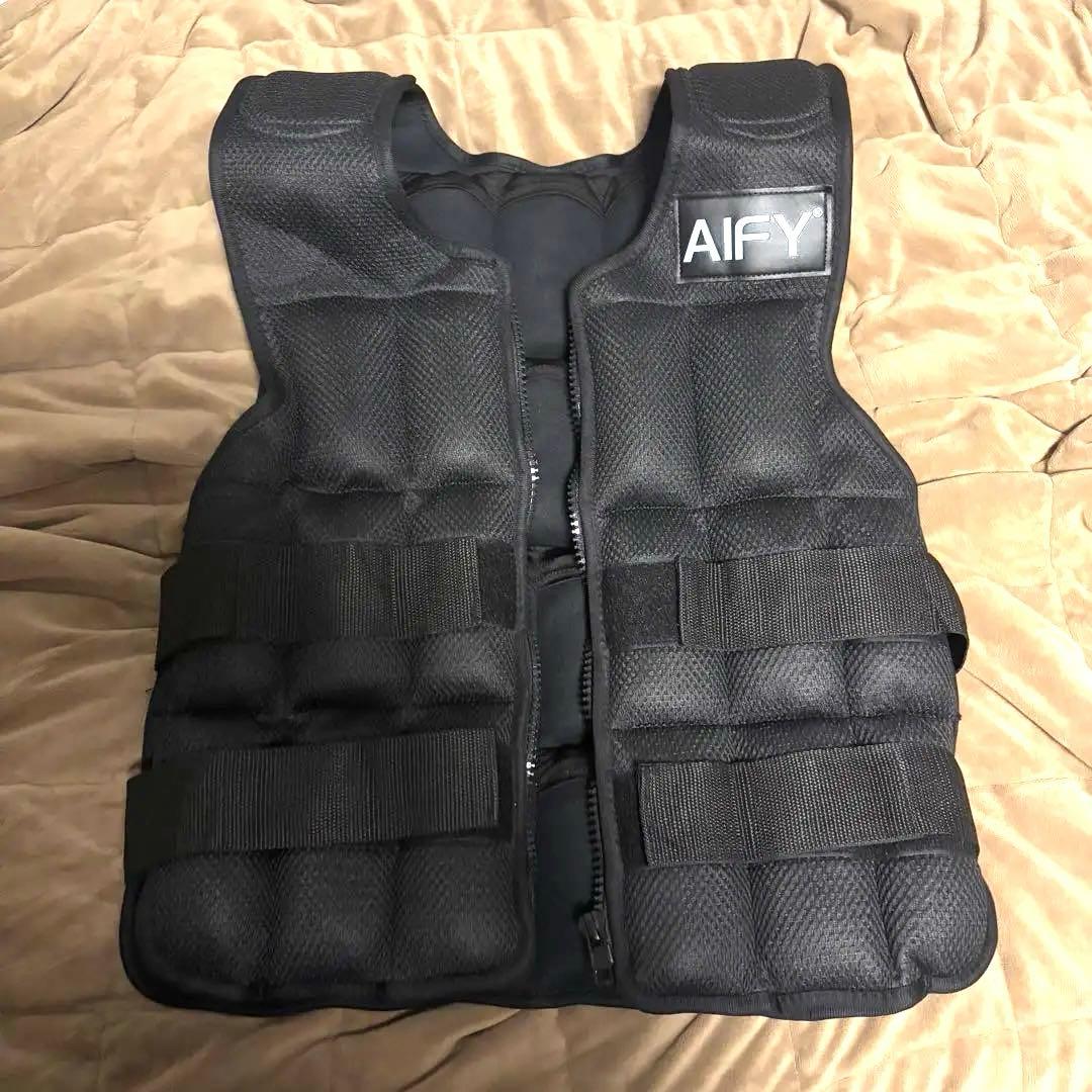 AIFY ウェイトベスト 15kg 黒 2021年モデル