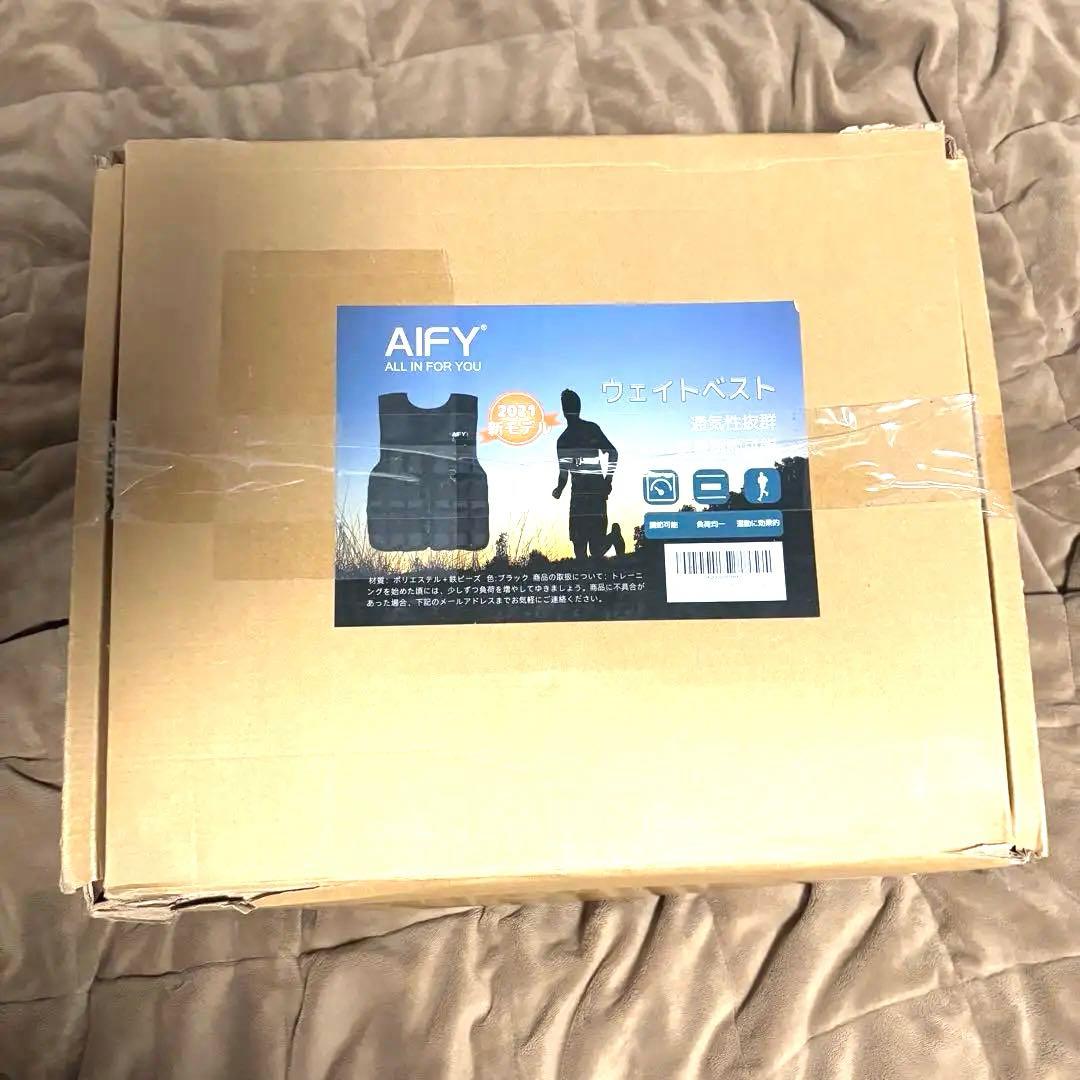 AIFY ウェイトベスト 15kg 黒 2021年モデル