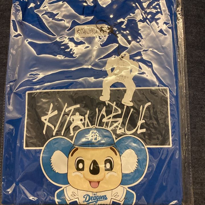 キタノブルー　ドラネチ　ドアラ　Tシャツ　L