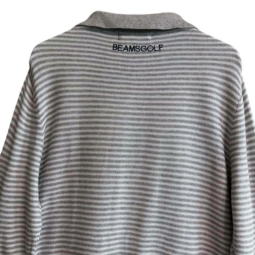 BEAMS GOLF ビームスゴルフ パープルレーベル ボーダー ニット ポロM