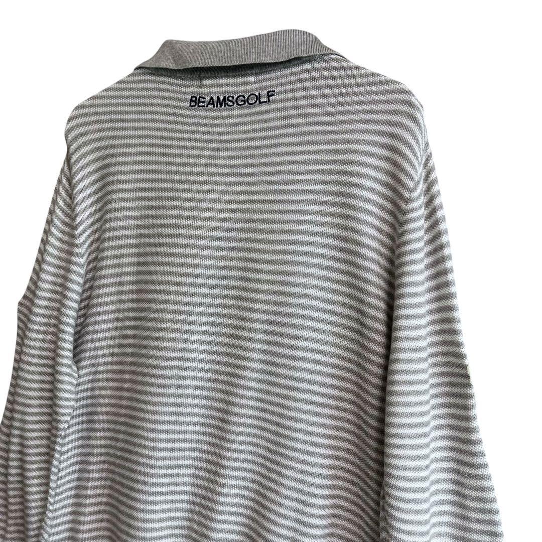BEAMS GOLF ビームスゴルフ パープルレーベル ボーダー ニット ポロM