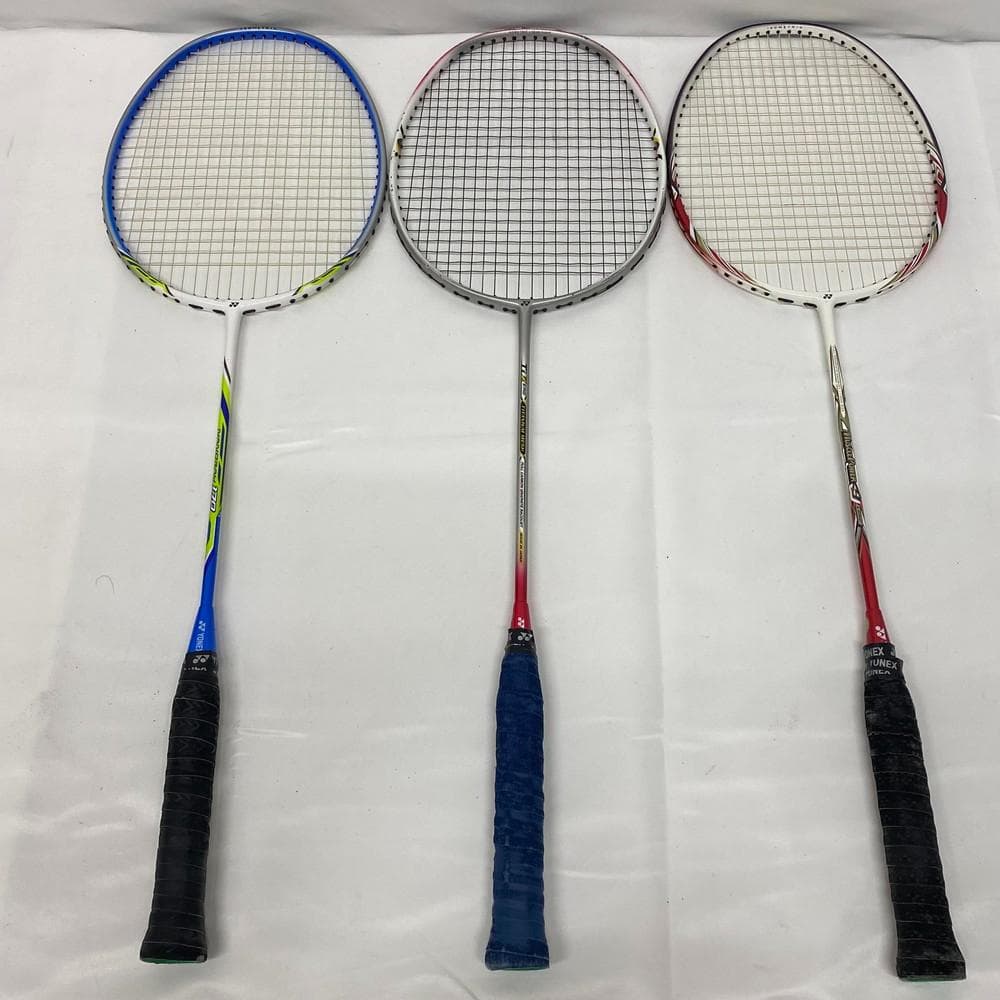 ◆YONEX ヨネックス バドミントン ラケット 3本 バッグ付き 11134