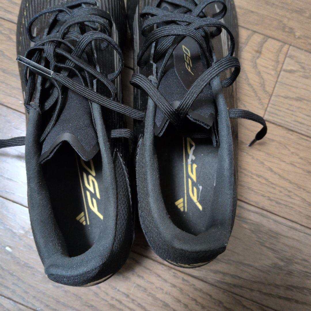 adidas ブラック サッカーシューズ　F50