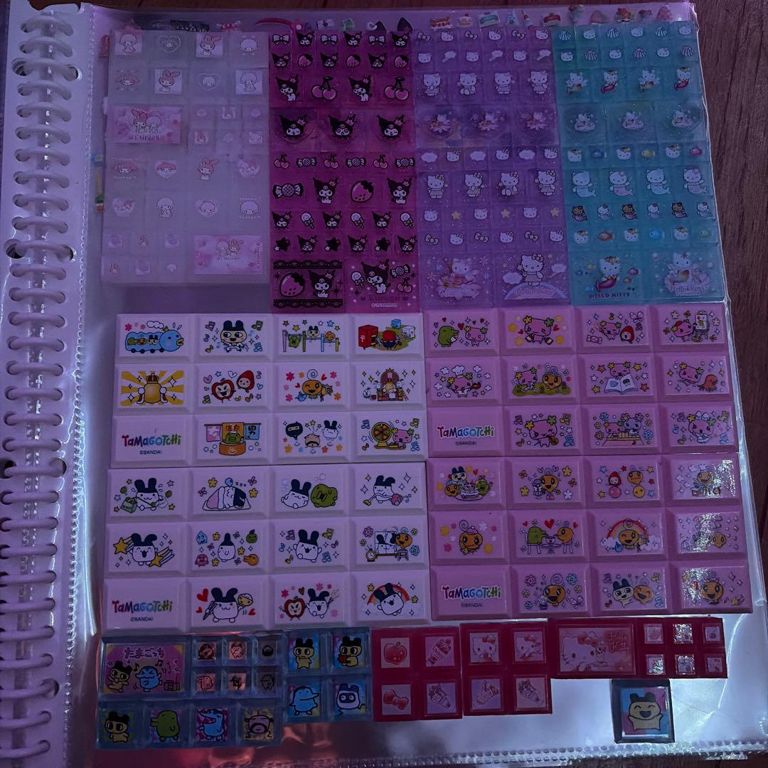 シール帳 完成品 タイルシール おはじきシール ウォーター たまごっち 平成