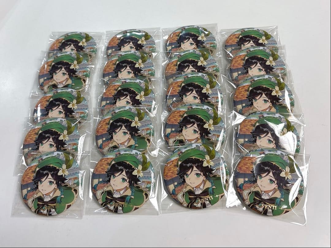 原神 ウェンティ 缶バッジ 風花祭 まとめ売り