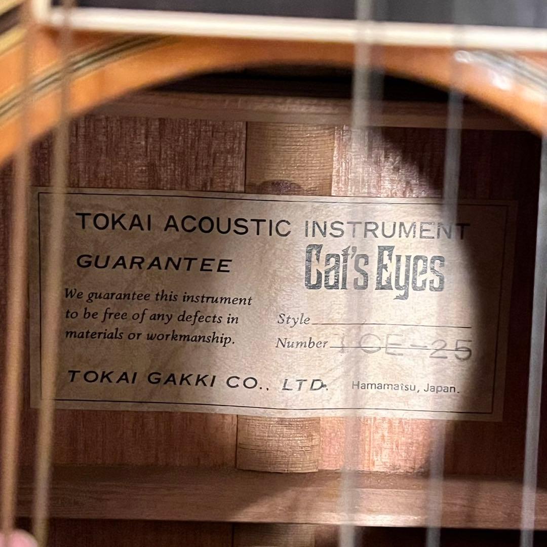 Cat's Eyes CE-250 Acoustic Guitar トーカイ