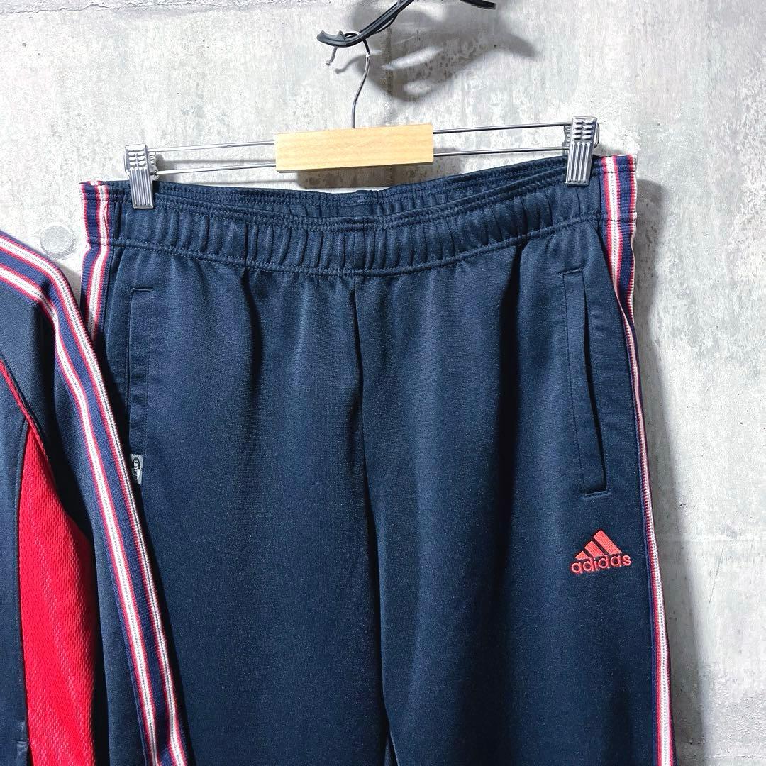 adidasアディダス メンズビッグサイズ ジャージ上下セット セットアップ
