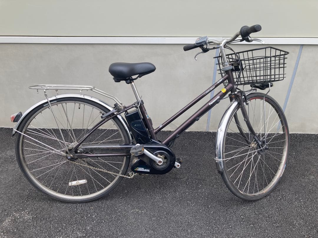 【カゴ・サドル新品】パナソニック 電動アシスト自転車 ビビDXシティ27㌅5段