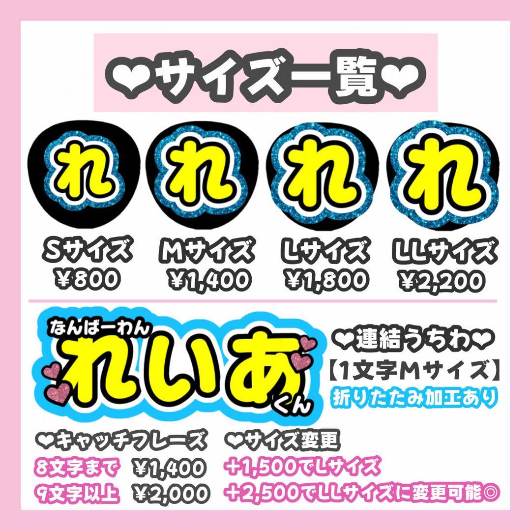 uページ うちわ文字 オーダー うちわ屋さん 連結うちわ 文字パネル