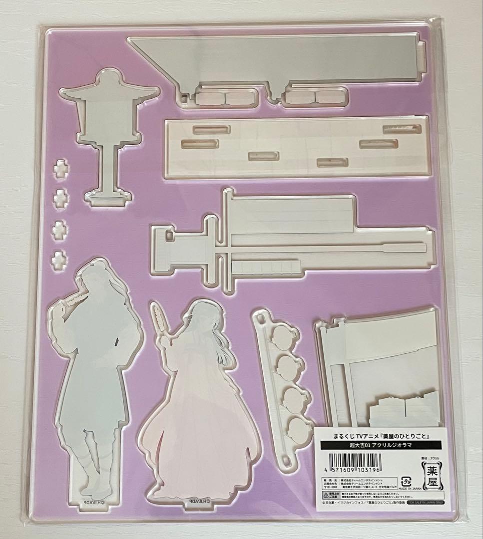 薬屋のひとりごと まるくじ 街遊び 猫猫&壬氏 アクリルジオラマ