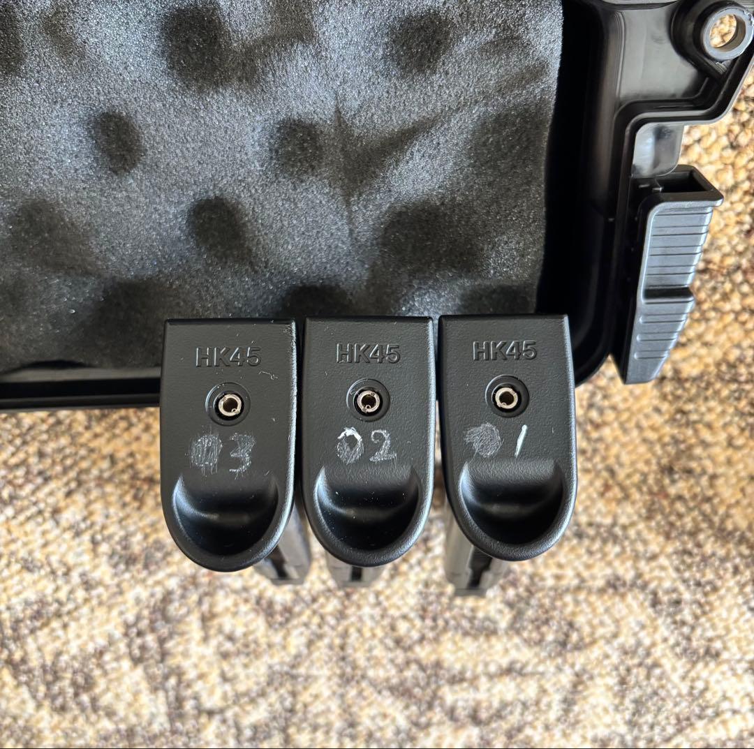 東京マルイ　HK45 Tactical マガジン×3 ガンケース付き