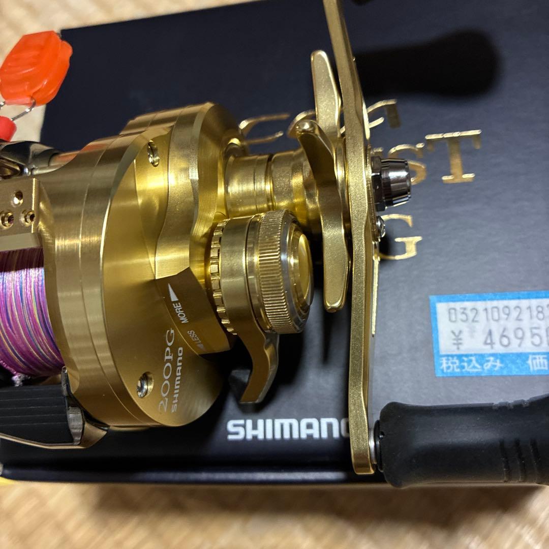 SHIMANO CONQUEST 200PG ベイトリール ゴールド