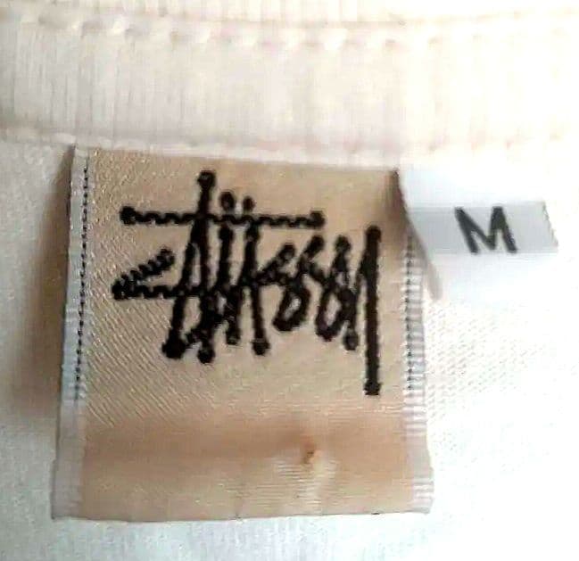 Stussy クリーム色 Mサイズ Tシャツ