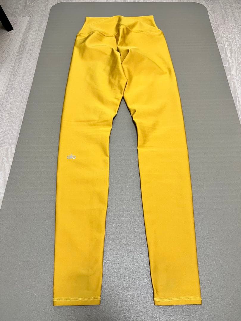 High Waist Airlift フルレングス マスタードイエロー