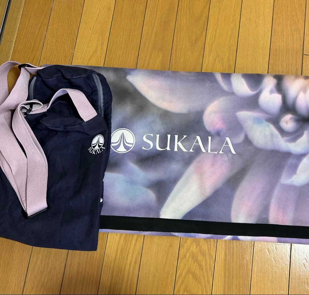 LAVASUKALA 花柄プリントヨギラグ +バック付き２点セット