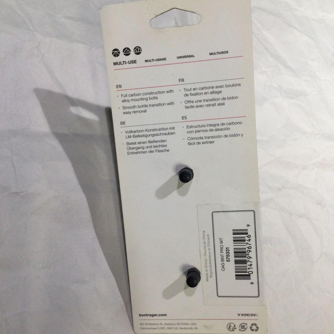 アクセサリー Bontrager Pro Carbon Cage WHT