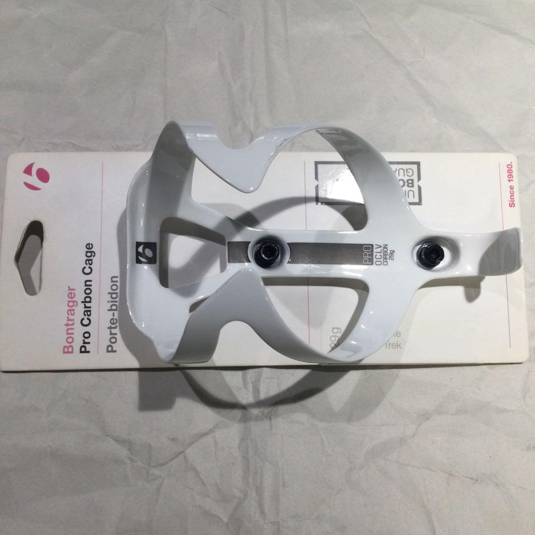 アクセサリー Bontrager Pro Carbon Cage WHT