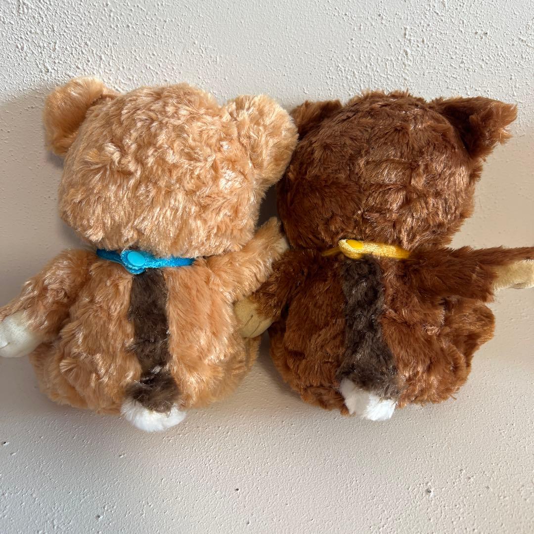 ユニべア モン ブラン チップとデール ぬいぐるみ セット