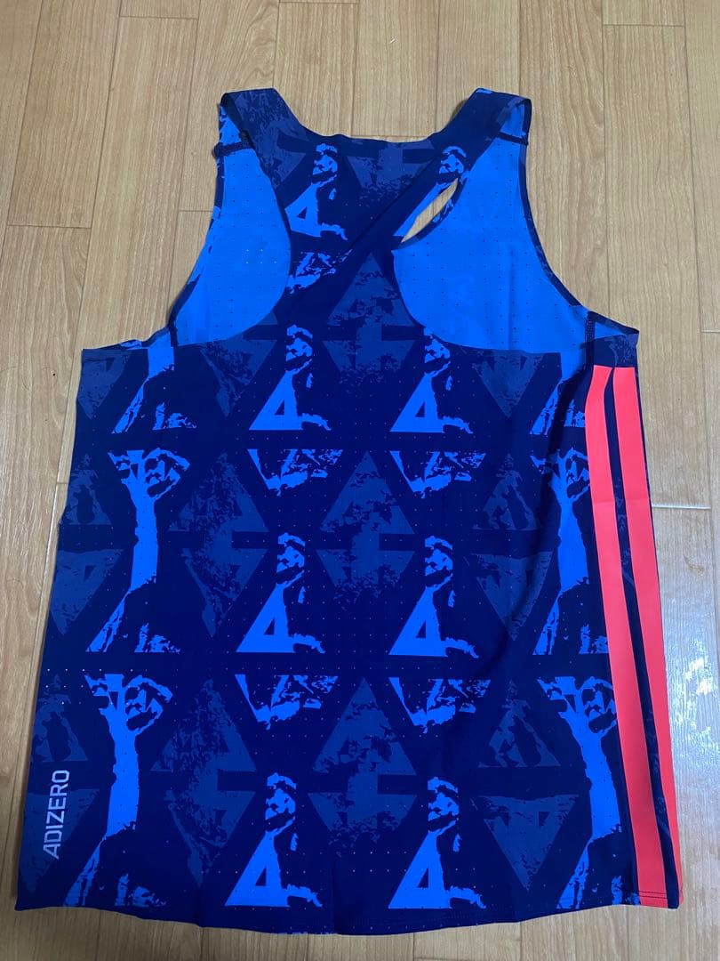adidas アディゼロ　LABRUM シングレット　Mサイズ