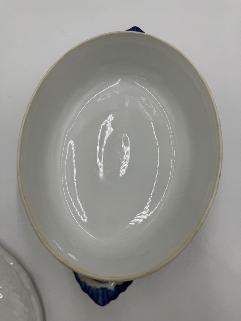 ロイヤルコペンハーゲン ボウル　ブルーフラワーカーブ 蓋つき　ベジタブルボウル
