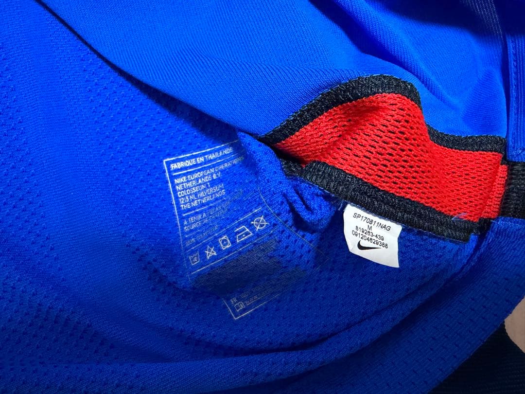 選手支給品 Euro 2016 フランス代表ホーム長袖 グリーズマンユニフォーム