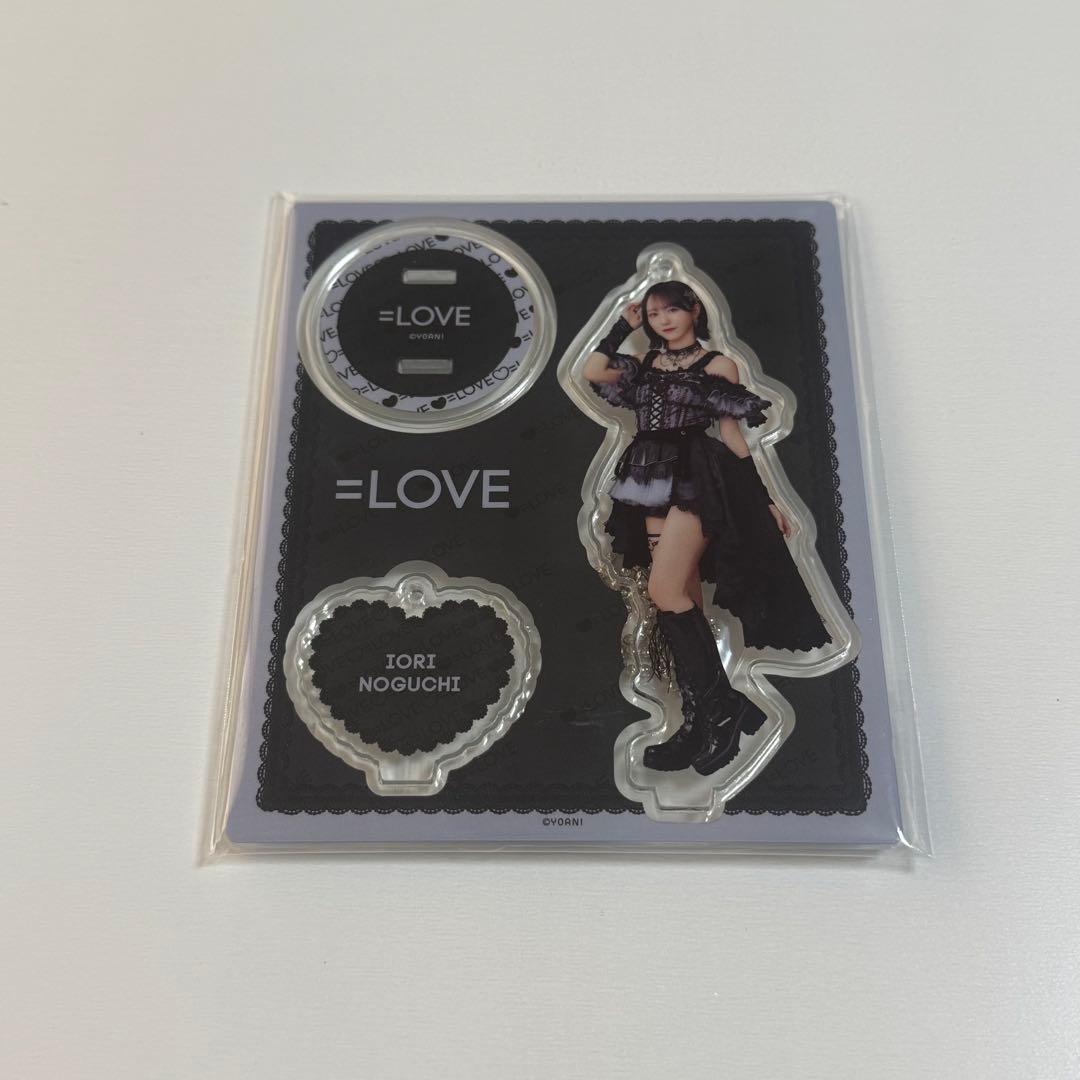 ＝LOVE イコラブ 野口衣織 黒衣装 アクリルスタンド