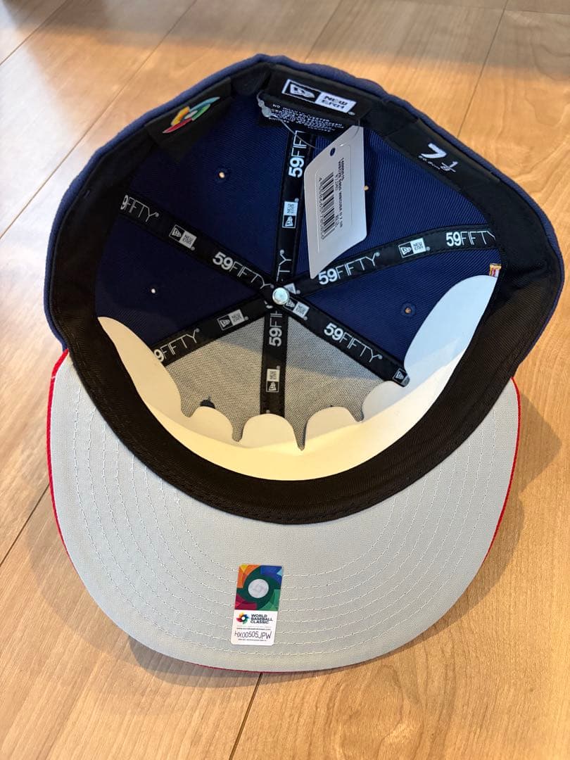 59FIFTY 2026 WBC アメリカネイビーレッドバイザー