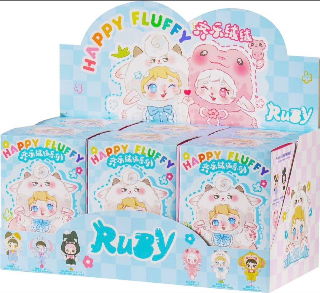 ☆未開封☆ HAPPY FLUFFY シリーズ　ボックス　ぬいぐるみフィギュア