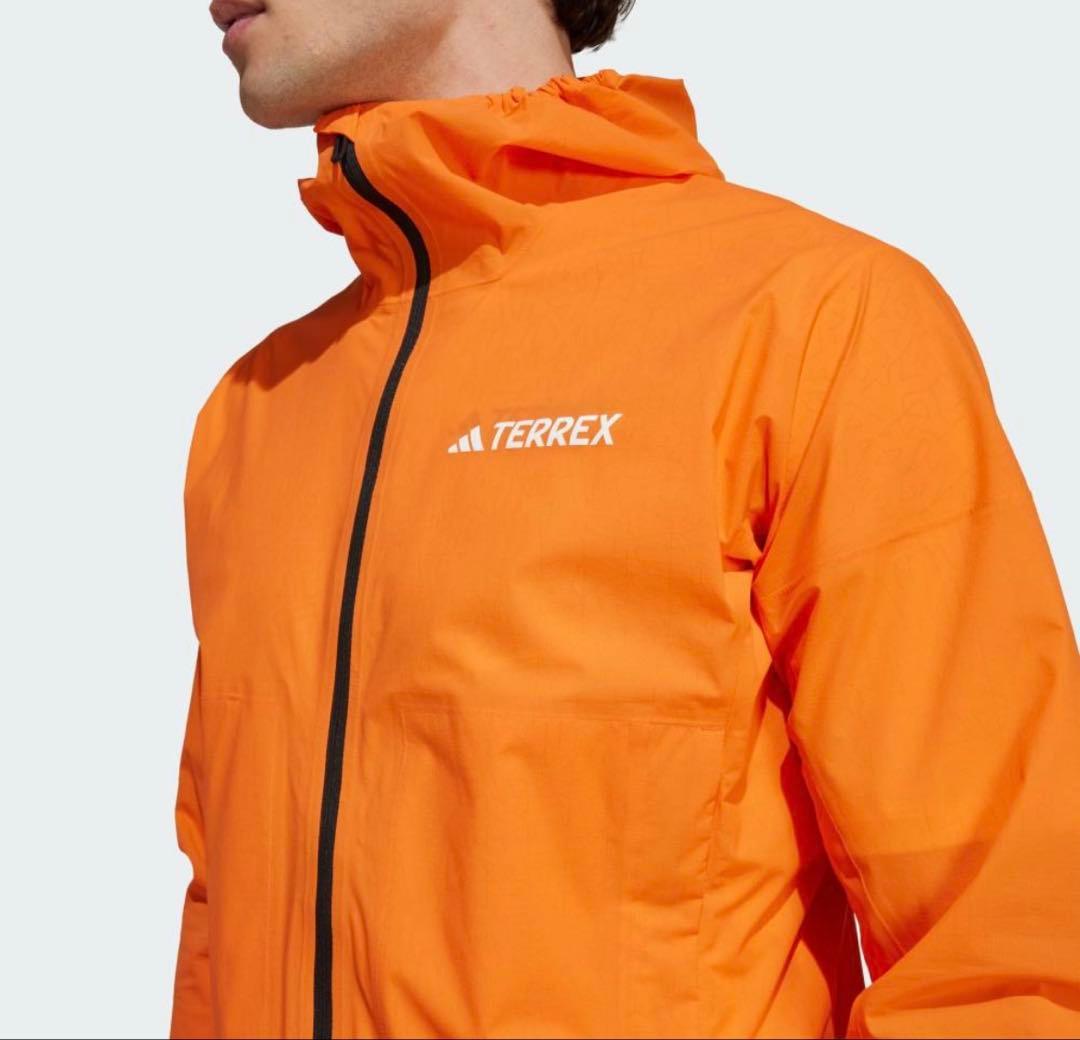 adidas TERREX ウィンドブレーカー オレンジ